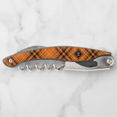 Halloween Oranje Tartan Kurkentrekker (Achterkant)