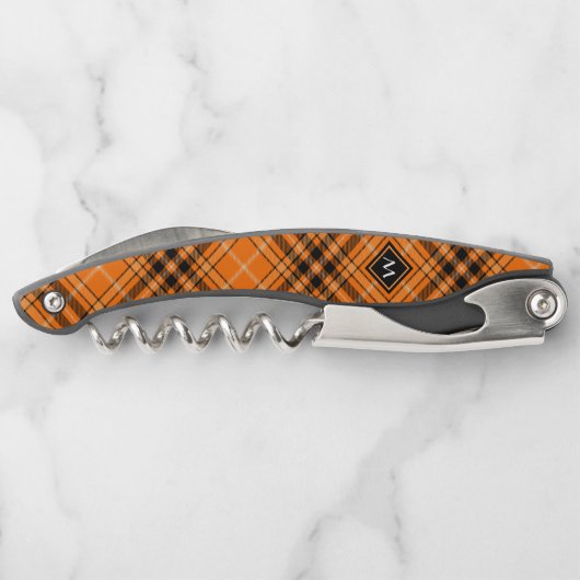 Halloween Oranje Tartan Kurkentrekker (Achterkant)