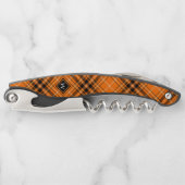 Halloween Oranje Tartan Kurkentrekker (Voorkant)