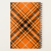 Halloween Oranje Tartan Planner (Achterkant)