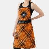 Halloween Oranje Tartan Schort (Insitu)