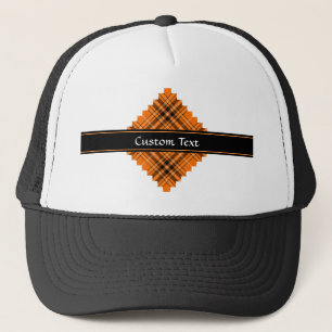 Halloween Oranje Tartan Trucker Pet