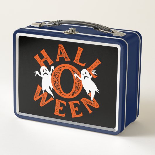 Halloween Oranje Typografie Spoken (Voorkant)