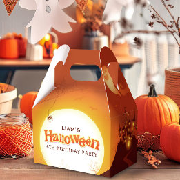 Halloween Oranje verjaardagsfeest Bedankdoosjes