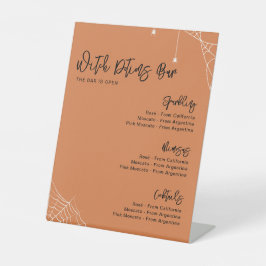 Halloween Oranje Vrijgezellenfeest Bar Reclamebord Met Voetstuk