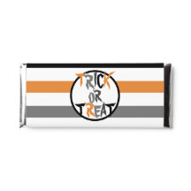 Halloween Oranje zwarte Trick or treat