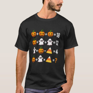 Halloween Order of Operations Wiskunde Halloween T T-shirt