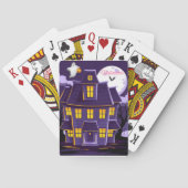 Halloween oud kasteel pokerkaarten (Achterkant)
