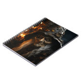 Halloween Oude Heks Geweldige Illustratie Notitieboek (Linkerzijde)