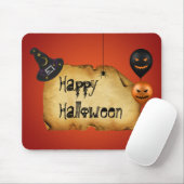Halloween Oude Perkament Begroeting Muismat (Met muis)