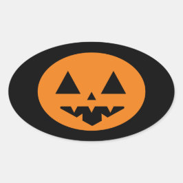 Halloween Ovale Sticker
