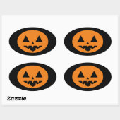 Halloween Ovale Sticker (Vel)