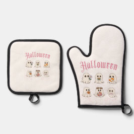 halloween ovenwant & pannenlap set