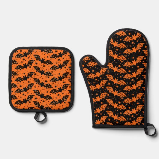 Halloween Ovenwant & Pannenlap Set (Voorkant)