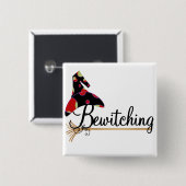 Halloween-overhemden en -cadeautjes slaan vierkante button 5,1 cm (Voorkant /achterkant)