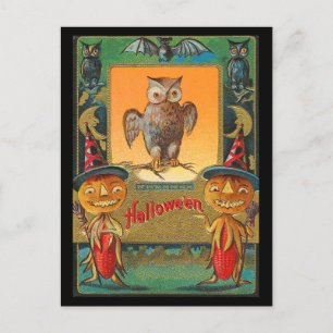 Halloween Owl Briefkaart
