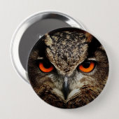 Halloween Owl Button Pin (Voorkant /achterkant)