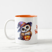 Halloween Owl Coffee Mok (Links)