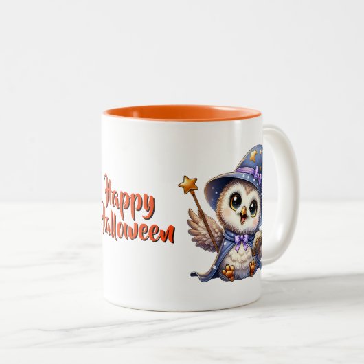 Halloween Owl Coffee Mok (Voorkant rechts)