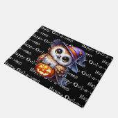 Halloween Owl Deurmat (Schuin)