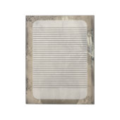 Halloween Owl en Pumpkin  Creepy Notitieblok (Linkerzijde)