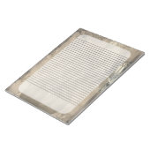 Halloween Owl en Pumpkin  Creepy Notitieblok (Schuin)