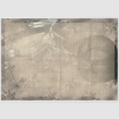 Halloween Owl en Pumpkin  Creepy Tissuepapier (Voorkant)