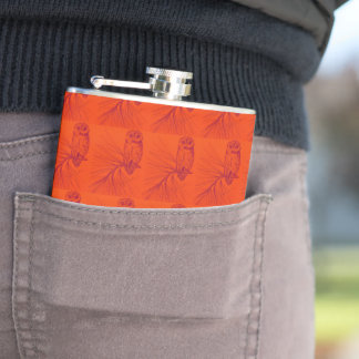 Halloween Owl Flask Heupfles