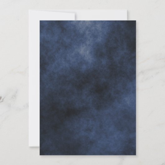 Halloween Owl Haunted House Party Creepy Scary Fog Kaart (Achterkant)