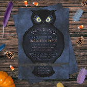 Halloween Owl Haunted House Party Creepy Scary Fog Kaart