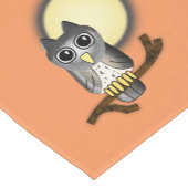 Halloween Owl Korte Tafelloper (Hoek)