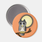 Halloween Owl Magneet (Voorkant / Achterkant)