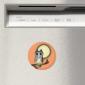 Halloween Owl Magneet (Insitu (Vaatwasser))