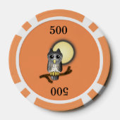 Halloween Owl Pokerchips (Achterkant)