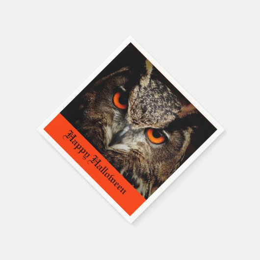 Halloween Owl Servetten (Hoek)