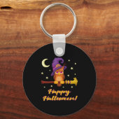 Halloween Owl Sleutelhanger (Voorkant)