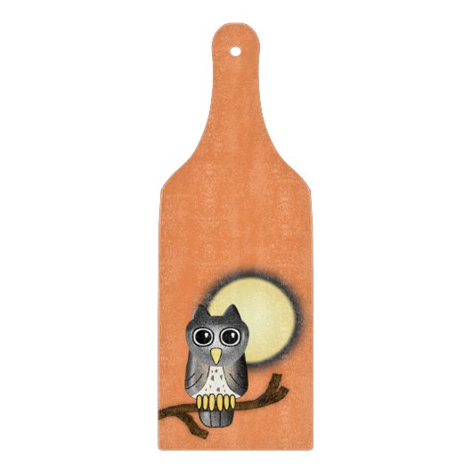 Halloween Owl Snijplank (Voorkant)