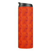 Halloween Owl Tumbler Thermosbeker (Geroteerd rechts)