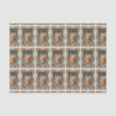 Halloween Owl-weefselpapier Tissuepapier (Voorkant)