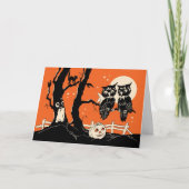 Halloween Owls Card Kaart (Voorkant)