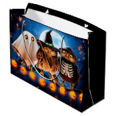 Halloween Owls Groot Cadeauzakje (Achterkant Gekanteld)