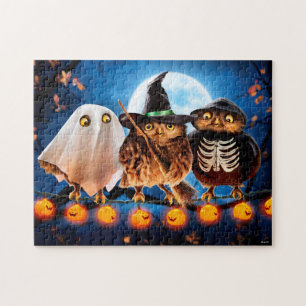 Halloween Owls Legpuzzel