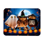 Halloween Owls Magneet (Horizontaal)