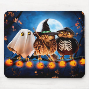 Halloween Owls Muismat