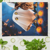 Halloween Owls Theedoek (Gevouwen)