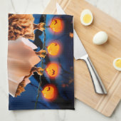 Halloween Owls Theedoek (Quarter Fold)