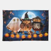 Halloween Owls Theedoek (Horizontaal)