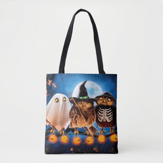 Halloween Owls Tote Bag (Voorkant)