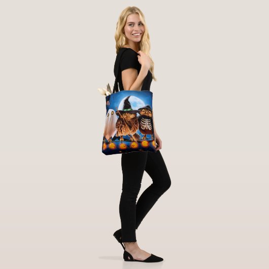 Halloween Owls Tote Bag (Op model)