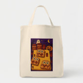 Halloween P&J Sandwich Design Tote Bag (Voorkant)